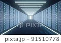 Data center blade server rack image CG material 91510778