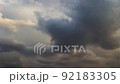 Timelapse sky with incoming black clouds 92183305