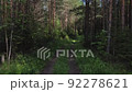 Video of dron flying in the summer day 92278621