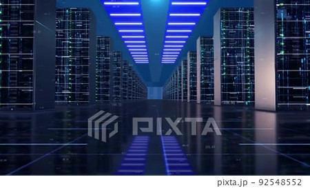 big data server room shuttle backgroundの動画素材 [92548552] - PIXTA