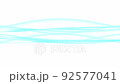 Flowing blue curve background 92577041