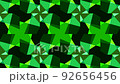 Green kaleidoscope background for relaxing and resting the eyes 92656456