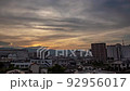 4K timelapse Transition from day to night Hitachi City, Ibaraki Prefecture 92956017