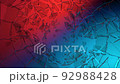 Glass shattered and broken in slow motion. 3d render. 3d animation 92988428