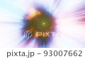 Fast flight through colorful wormhole 93007662
