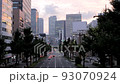 Nagoya Sakura-dori in the evening from Marunouchi to Nagoya 93070924