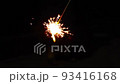 Hand-held fireworks with little smoke Spark 93416168