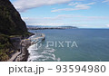 縣道靜岡燒津線（奧庫海岸）漂浮在駿河灣的石部海岸橋 93594980