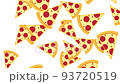 Abstract colorful pizza motion design animation 93720519