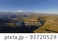 Aerial landscape view of the mount Elbrus 93720529