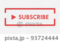 動画チャンネル用のSubscribeアニメーション 93724444
