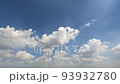 Beautiful clouds floating in the blue sky 93932780