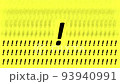 Exclamation mark on yellow background in dissolve animation 93940991