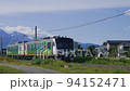 5月下旬 大糸線を走るリゾートビューふるさと号 信濃常盤駅から安曇沓掛駅間 94152471