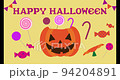 Halloween pumpkin popping out sweets 94204891