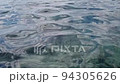 View of beautiful footage while ripple water and surface in sea. Beautiful motion gentle wave in the sea 94305626