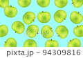 Abstract colorful apple fruit animation 94309816