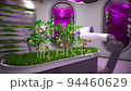 robot farm for the production of vegetables and fruits. high-tech production of environmentally friendly food 94460629