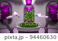 robot farm for the production of vegetables and fruits. high-tech production of environmentally friendly food 94460630
