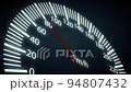 Speedometer speeds up and down 94807432