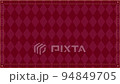 Crimson gothic background video gold frame red diamond pattern 94849705