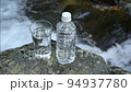 The mountain water that was poured into the class 94937780