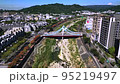 Taichung,Taiwan - Oct 13 2022:Ariel Footage Dali River,Taichung Beitun District. 95219497
