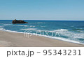 Hakuto Beach Movement of the waves 95343231