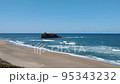 Hakuto Beach Movement of the waves 95343232