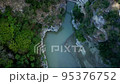 Top Down View of scenic Canyon Osumit, Albania Top Down View of scenic Canyon Osumit, Albania 95376752