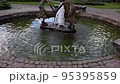 Fountain at Belmontas park in Vilnius, Lithuania 95395859