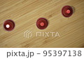 Coffee beans piles turning into capsules. Stop motion 95397138
