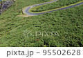 Drone aerial view of Candieira Lighthouse in Cedeira, Galicia 95502628