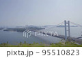 Scenery of the Great Seto Bridge taken with a drone 95510823