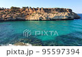 View of turquoise sea of Mallorca island View of turquoise sea of Mallorca island 95597394