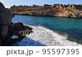 View of turquoise sea of Mallorca island View of turquoise sea of Mallorca island 95597395