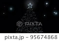 キラキラ光るクリスマスのイルミネーション風アニメーション 95674868