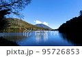 Autumn leaves in Oku-Nikko Lakeside of Lake Yunoko Landscape of mountains and lakes 95726853