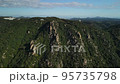 岡山県玉野市王子が岳の山肌を望む空撮 95735798