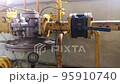 Gas regulator to reduce gas pressure in the pipeline. 95910740