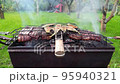 Pork ribs. Grilled meat. Food for barbecue party 95940321