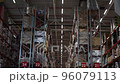large warehouse of consumer goods. logistics center of trade 96079113