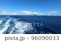 伊江島渡輪風景 伊江島全景 96090033