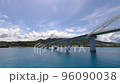 穿過瀨底大橋的伊江島渡輪風景 96090038