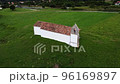Old hermitage in the meadow.Hermitage of Villahormes, Llanes, Asturias 96169897