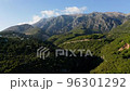 Aerial View of Albanian Mountain Range in Vuno Aerial View of Albanian Mountain Range in Vuno 96301292