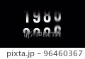 Analog counter counting up from 1960 to 2022 background. Time-lapse speed. Happy new year eve number counter. 4K footage motion graphic video rendering. 96460367