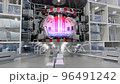 ITER Tokamak fusion reactor with internal communications and plasma inside 96491242