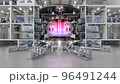 ITER Tokamak thermonuclear reactor with internal communications and plasma inside 96491244