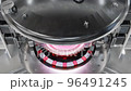 ITER Tokamak nuclear reactor with internal communications and plasma inside 96491245
